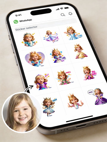 Personalized Whatsapp Stickers With Your Child