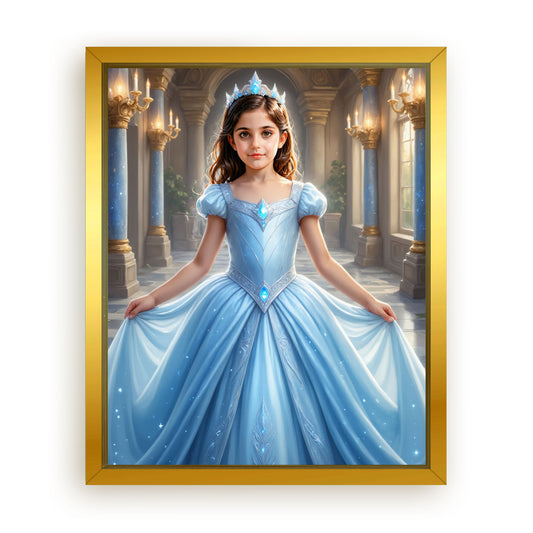 Save 40% When You Add A Frame To Your 10x08 'The Cinderella’s Grand Ballroom' Canvas Now