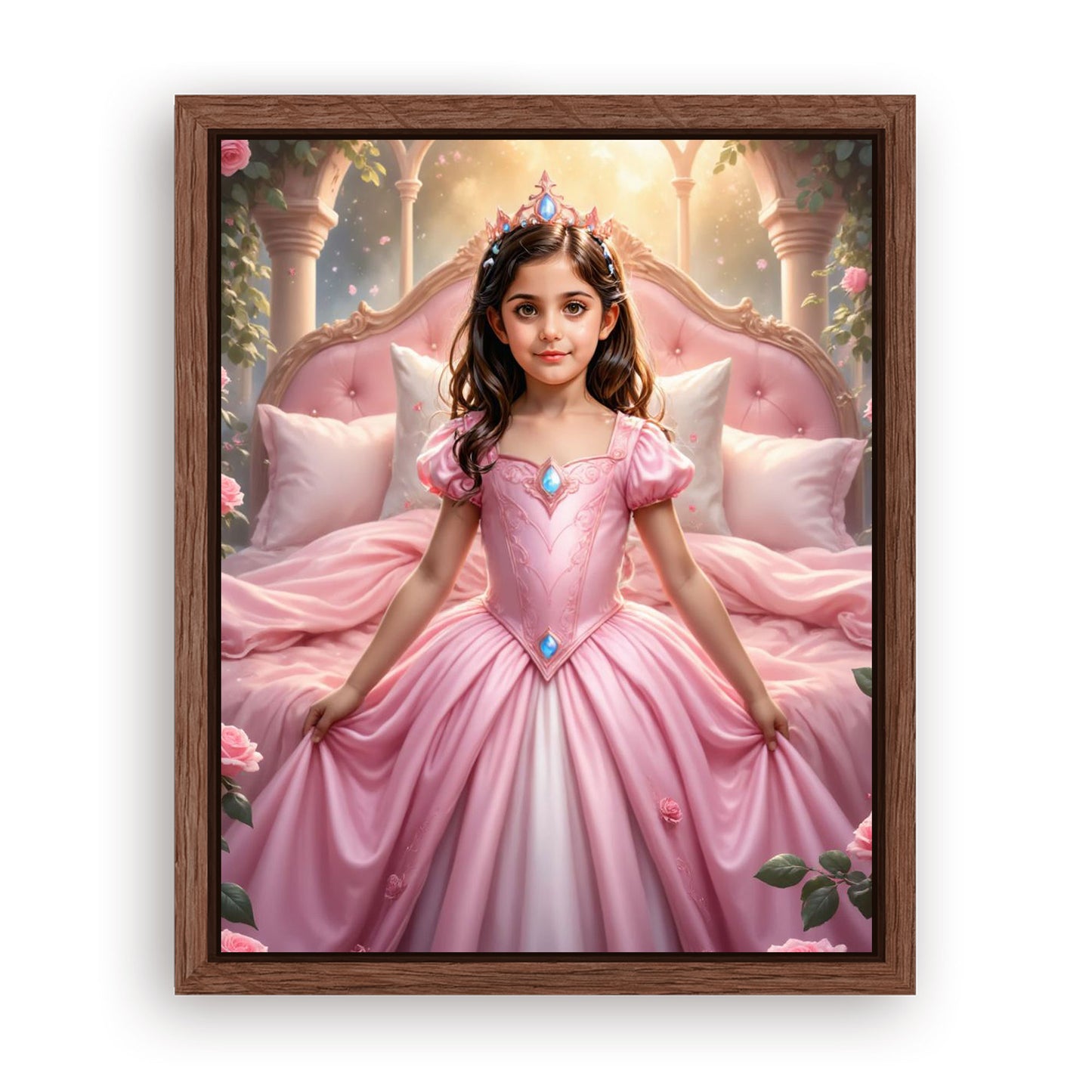 Save 33% When You Add A Frame To Your 16x20 'The Sleeping Beauty’s Enchanted Slumber' Canvas Now