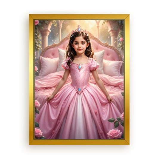 Save 33% When You Add A Frame To Your 18x24 'The Sleeping Beauty’s Enchanted Slumber' Canvas Now