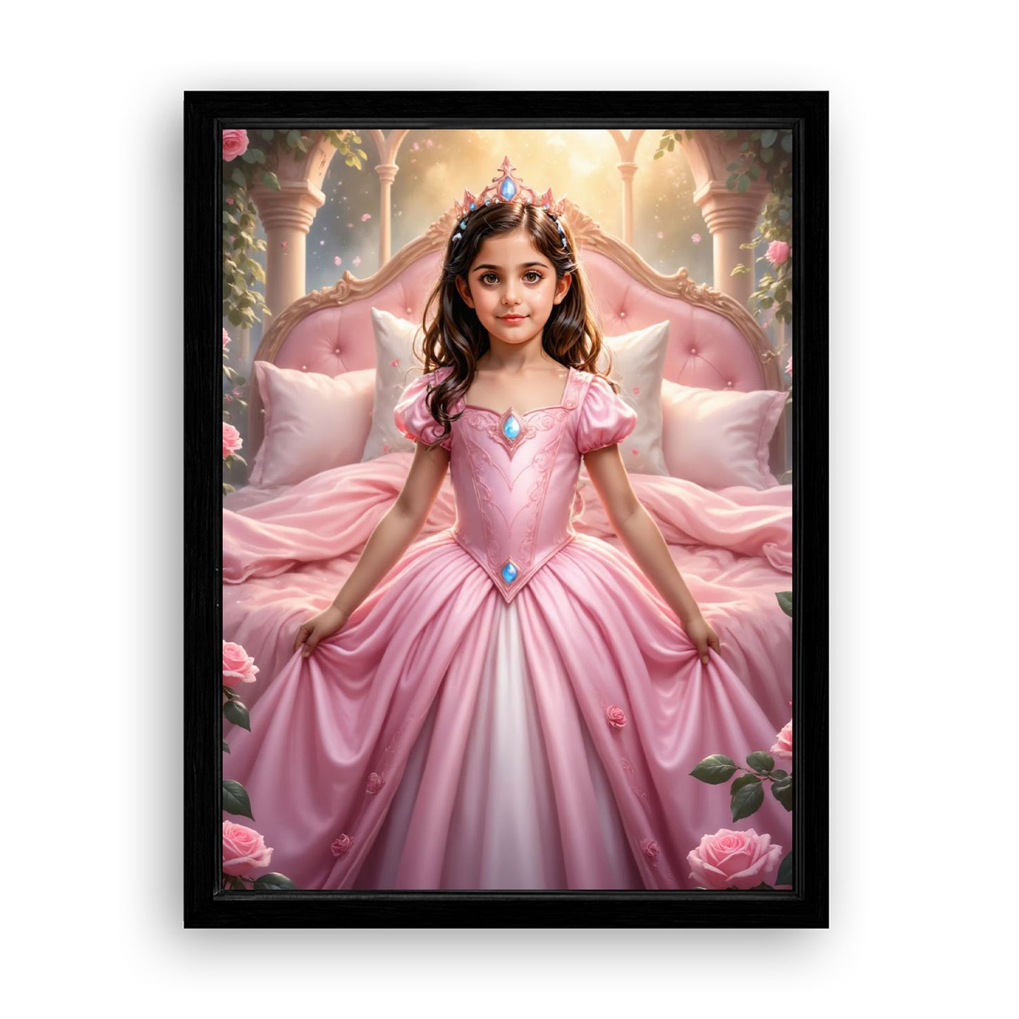 Save 33% When You Add A Frame To Your 18x24 'The Sleeping Beauty’s Enchanted Slumber' Canvas Now