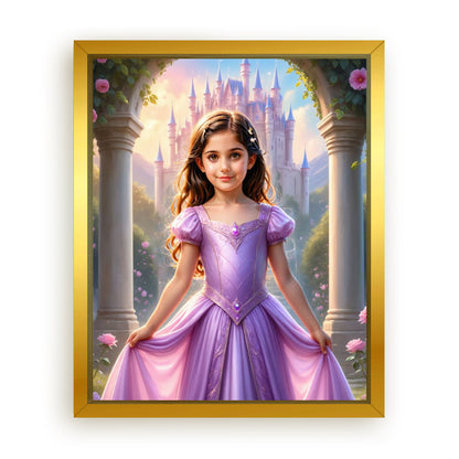 Save 33% When You Add A Frame To Your 16x20 'The Pink Princess’s Tower Retreat' Canvas Now